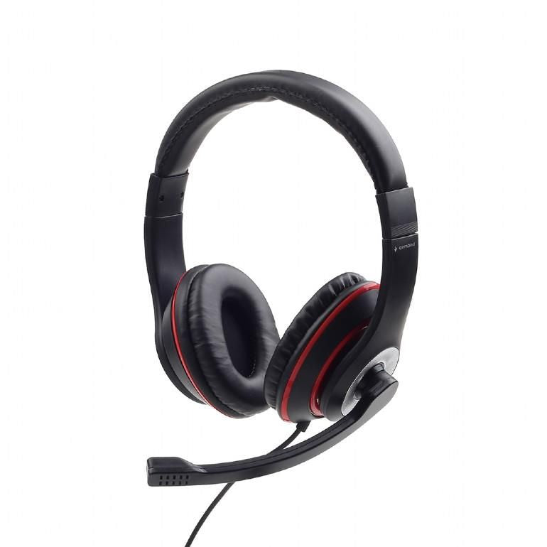 Kõrvaklapid Gembird  HEADSET STEREO BLACK/MHS-03-BKRD
