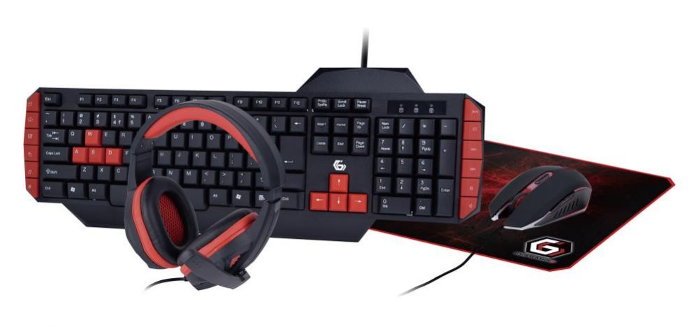Computer keyboard Gembird  KEYBOARD USB GAMING KIT ENG/ULTIMATE GGS-UMG4-02