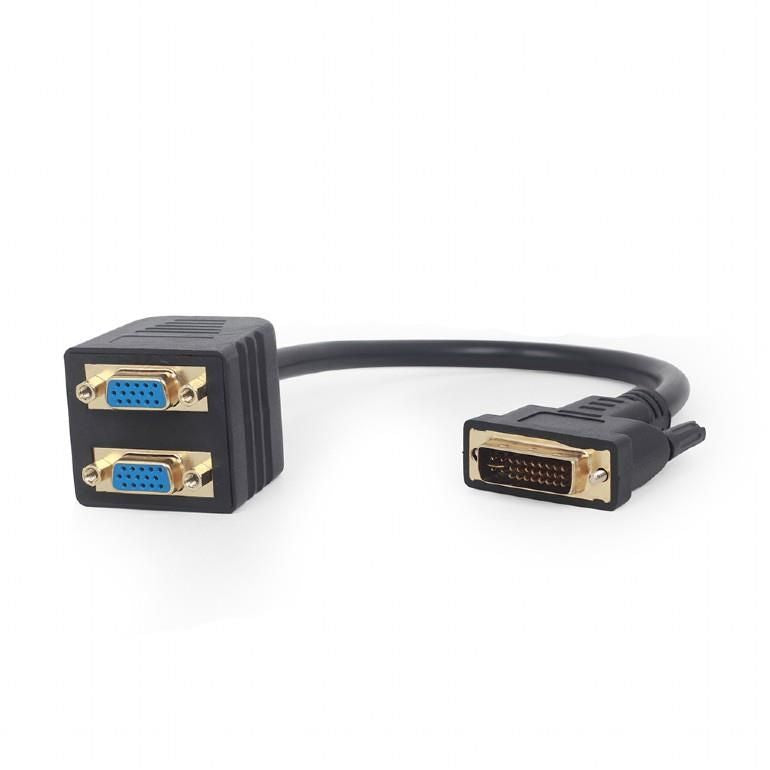 Аксессуар для мониторов Gembird  CABLE SPLITTER DVI TO DUAL VGA/A-DVI-2VGA-01