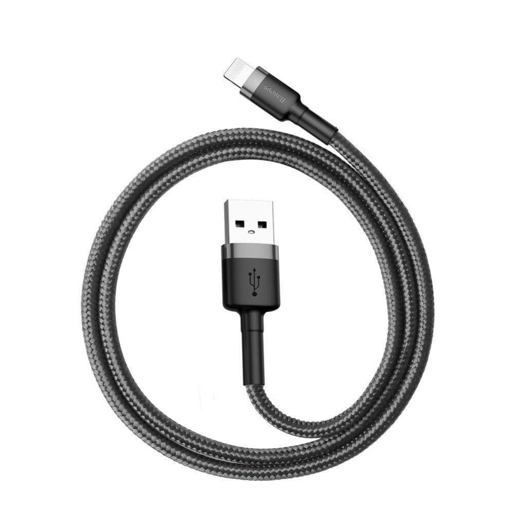 Кабель Baseus  CABLE LIGHTNING TO USB 0.5M/GRAY/BLACK CALKLF-AG1