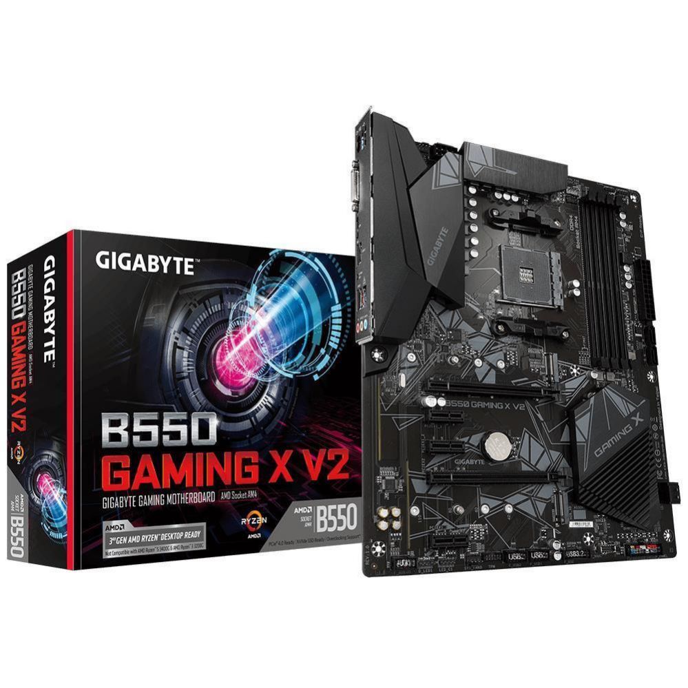AMD protsessori emaplaat Gigabyte  Mainboard||AMD B550|SAM4|ATX|Memory DDR4|Memory slots 4|3xPCI-Express 3.0 1x|1xPCI-Express 3.0 2x|1xPCI-Express 4.0 16x|2xM.2|1xDVI-D|1xHDMI|2xAudio-In|1xAudio-Out|2xUSB 2.0|4xUSB 3.2|1xPS/2|1xRJ45|B550GAMINGXV21.3