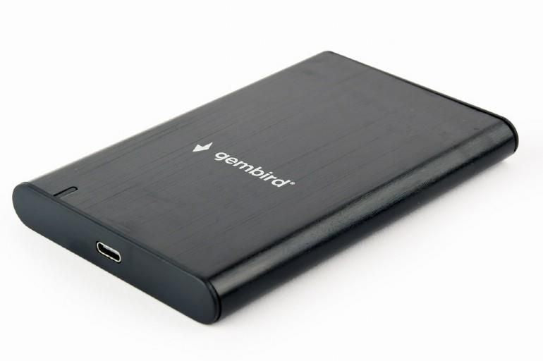 Kõvaketas HDD Gembird  HDD CASE EXT. USB-C 2.5"/BLACK EE2-U3S-6