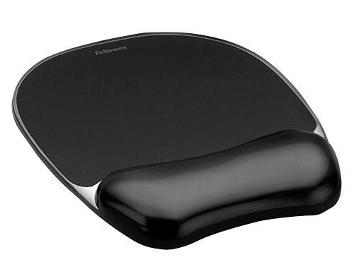 Компьютерная мышь Fellowes  MOUSE PAD CRYSTAL GEL/BLACK 9112101