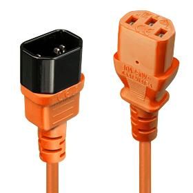 Üleminek LINDY  CABLE POWER IEC EXTENSION 2M/ORANGE 30475