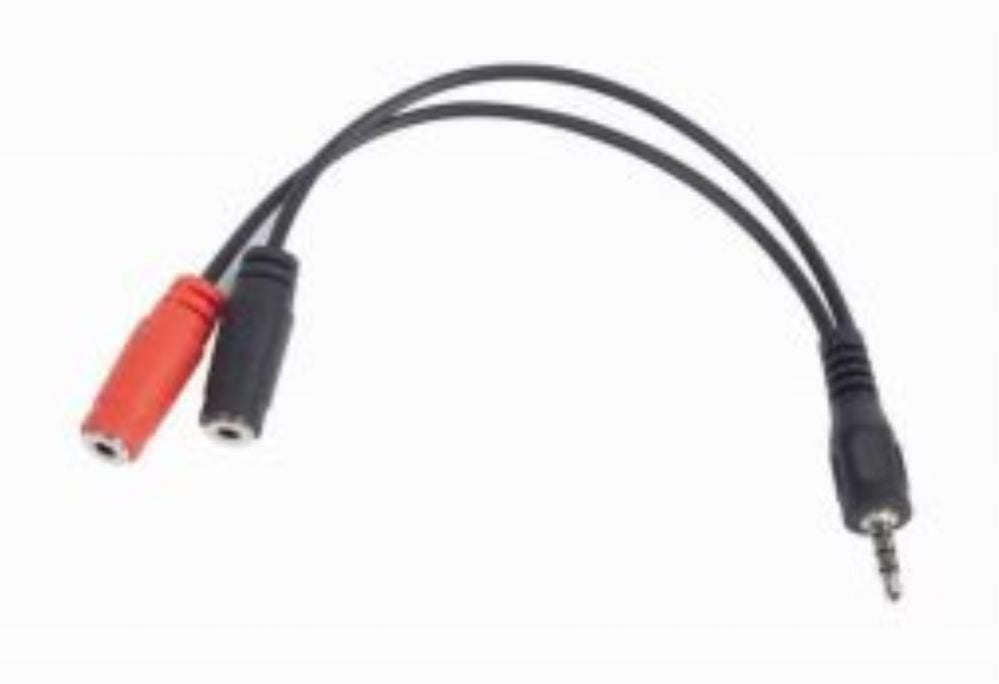 Cable Gembird  CABLE AUDIO 3.5MM 4-PIN TO/3.5MM S+MIC CCA-417