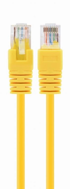 Võrgulülitid Gembird  PATCH CABLE CAT5E UTP 0.25M/YELLOW PP12-0.25M/Y