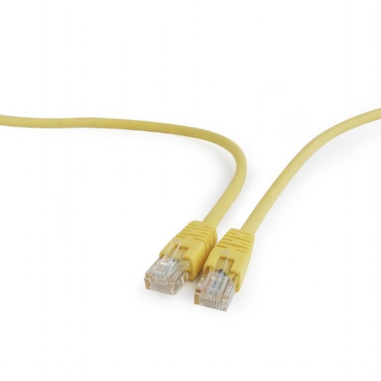 Võrgulülitid Gembird  PATCH CABLE CAT5E UTP 1.5M/YELLOW PP12-1.5M/Y