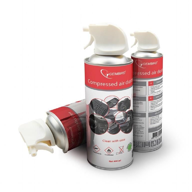 Для кухни Gembird  COMPRESSED AIR DUSTER 400ML/CK-CAD-FL400-01