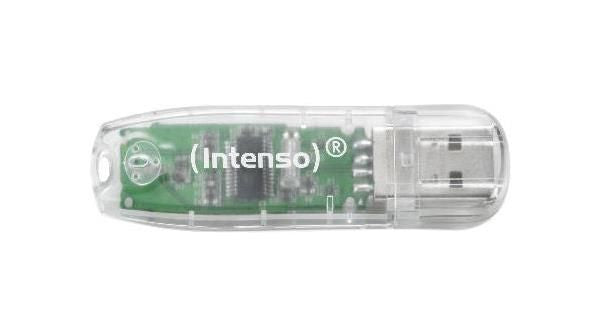 Mälupulk Intenso  MEMORY DRIVE FLASH USB2 32GB/TRANSPARENT 3502480