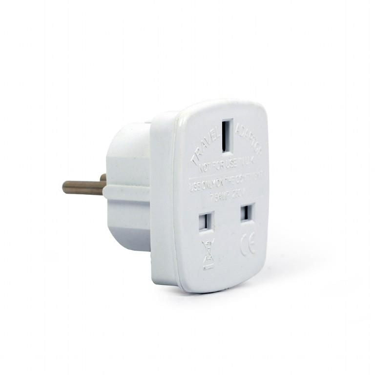 Üleminek Gembird  POWER ADAPTER AC UK TO EU/A-AC-UKEU-001
