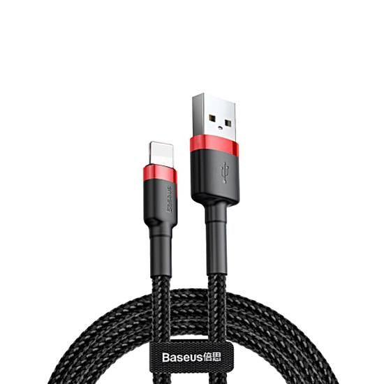 Kaabel Baseus  CABLE LIGHTNING TO USB 1M/RED/BLACK CALKLF-B19