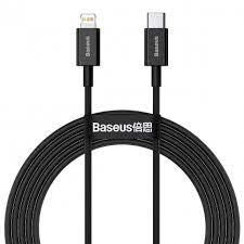 Кабель Baseus  CABLE LIGHTNING TO USB-C 2M/BLACK CATLYS-C01