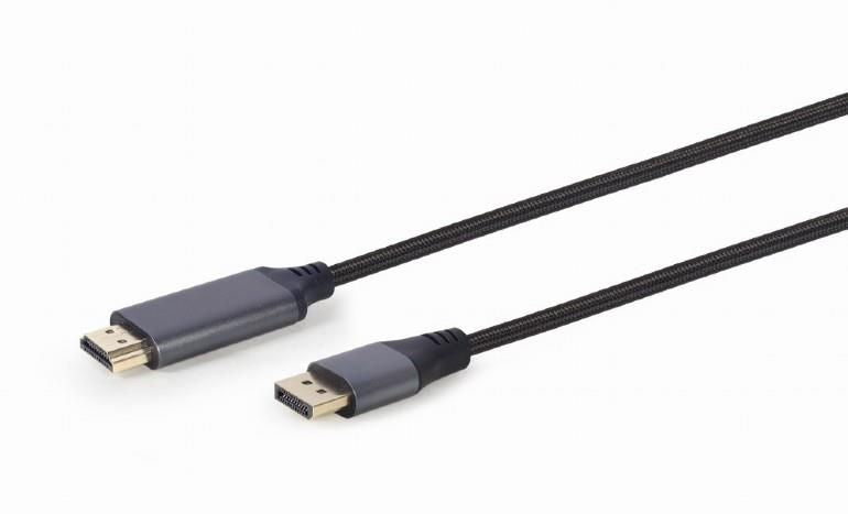 Monitori tarvik Gembird  CABLE DISPLAY PORT TO HDMI/1.8M CC-DP-HDMI-4K-6