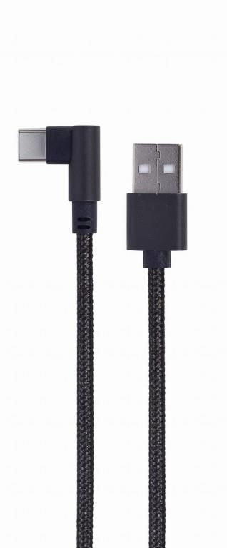 Кабель Gembird  CABLE USB2 TO USB-C ANGLED/CC-USB2-AMCML-0.2M