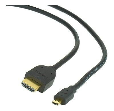Аксессуар для мониторов Gembird  CABLE HDMI-MICRO HDMI 1.8M/V.2.0 BLK CC-HDMID-6