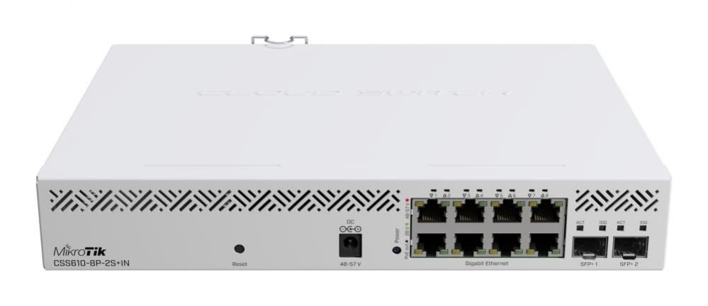 Коммутатор Mikrotik  Switch||8x10Base-T / 100Base-TX / 1000Base-T|2xSFP+|CSS610-8P-2S+IN