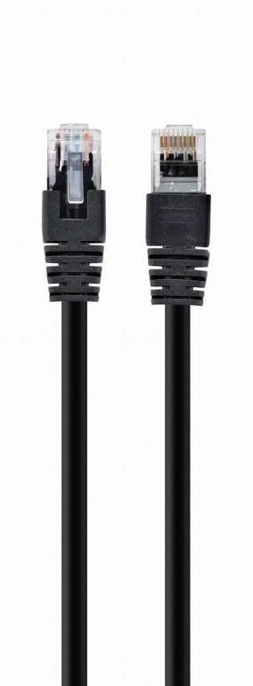 Võrgulülitid Gembird  PATCH CABLE CAT5E UTP 10M/BLACK PP12-10M/BK