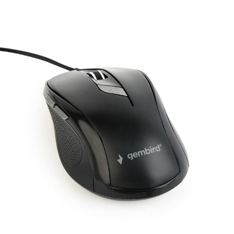Computer mouse Gembird  MOUSE USB OPTICAL/BLACK MUS-6B-01