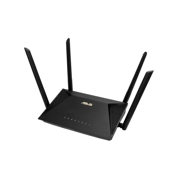 Ruuterid Asus  Wireless Router||Wireless Router|1800 Mbps|Wi-Fi 6|USB|1 WAN|3x10/100/1000M|Number of antennas 4|RT-AX53U
