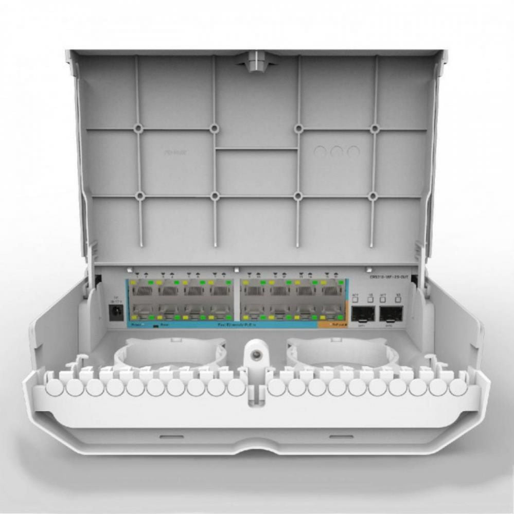 Võrgulülitid Mikrotik  Wireless Router||Router|IEEE 802.3af|IEEE 802.3at|16x10/100/1000M|CRS318-16P-2S+OUT