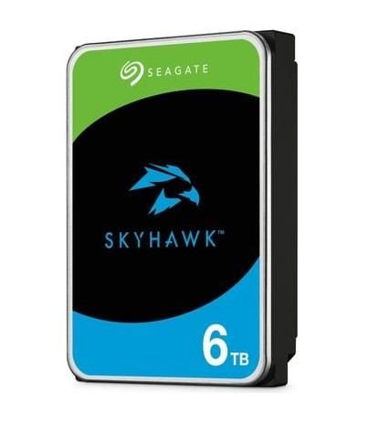 Kõvaketas HDD SeaGate  HDD||SkyHawk|6TB|SATA|256 MB|5400 rpm|Discs/Heads 4/8|3,5"|ST6000VX009