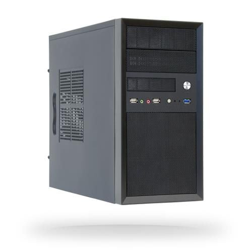 Корпус для компьютера Chieftec  Case||MiniTower|MicroATX|Colour Black|CT-01B-OP