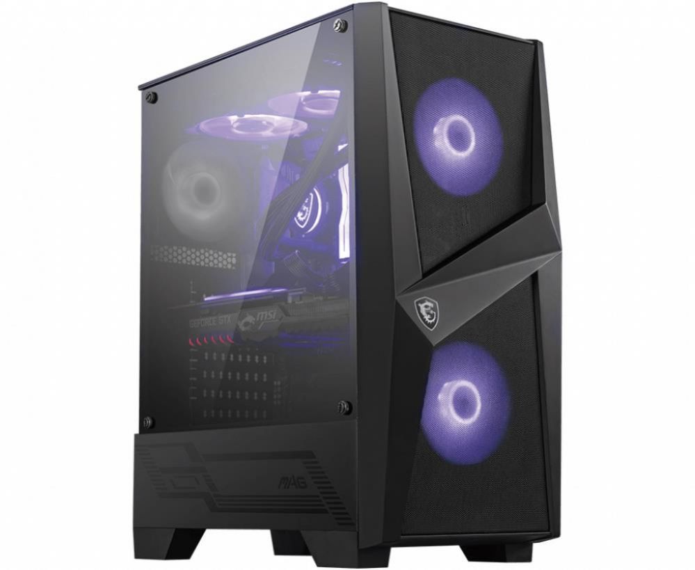 Arvuti korpus MSI  Case||MAG FORGE 100M|MidiTower|Not included|ATX|MicroATX|MiniITX|Colour Black|MAGFORGE100M