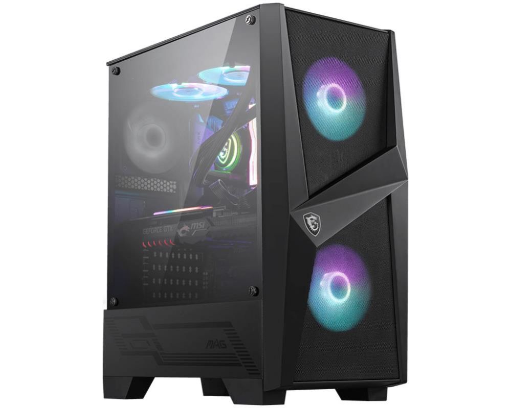 Arvuti korpus MSI  Case||MAG Forge 100R|MidiTower|Not included|ATX|MicroATX|MiniITX|Colour Black|MAGFORGE100R
