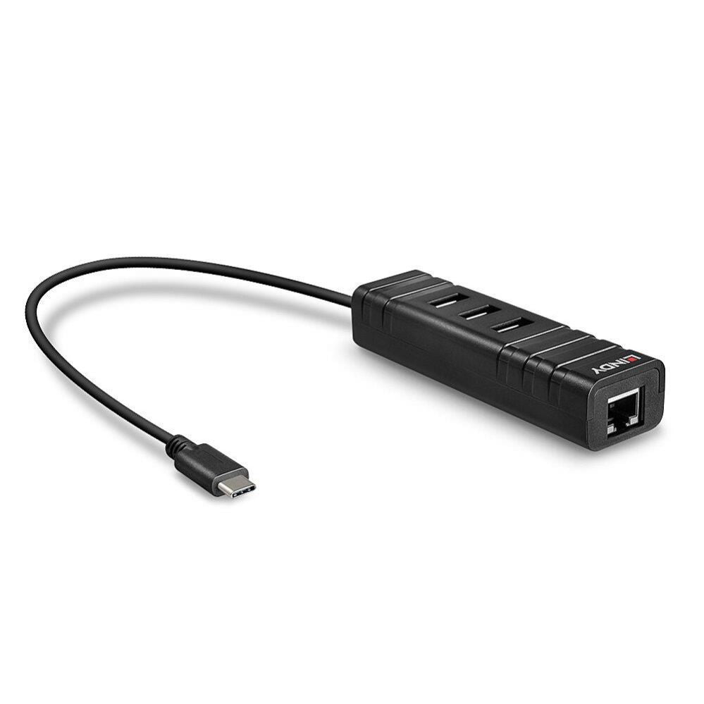 Converter LINDY  I/O HUB USB3.1 & LAN ADAPTER/43249