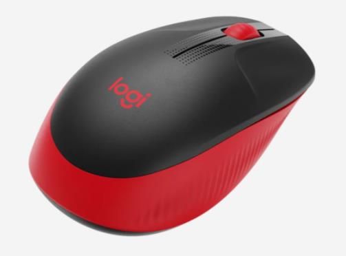 Компьютерная мышь Logitech  MOUSE USB OPTICAL WRL M190/RED 910-005908