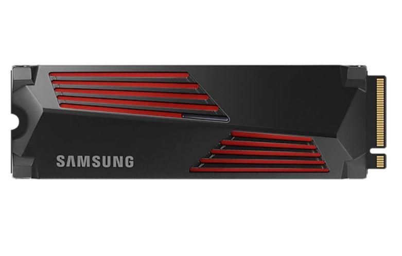 Hard drive SSD Samsung  SSD||990 PRO with Heatsink|1TB|M.2|PCIE|NVMe|MLC|Write speed 6900 MBytes/sec|Read speed 7450 MBytes/sec|2.3mm|TBW 600 TB|MTBF 1500000 hours|MZ-V9P1T0CW