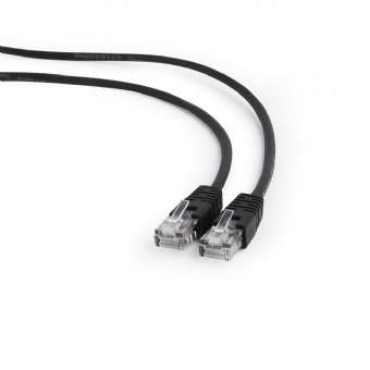 Коммутатор Gembird  PATCH CABLE CAT5E UTP 0.5M/BLACK PP12-0.5M/BK