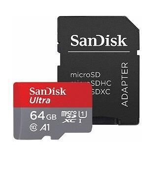 Muu arvutitarvik SANDISK BY WESTERN DIGITAL  MEMORY MICRO SDXC 64GB UHS-I/W/A SDSQUAB-064G-GN6MA SANDISK