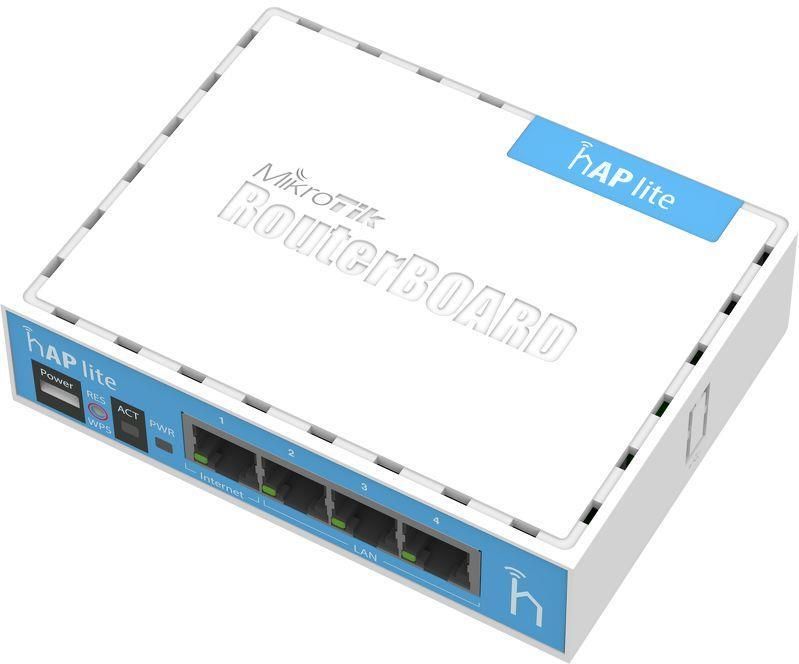 Ruuterid Mikrotik  Access Point||IEEE 802.11 b/g|IEEE 802.11n|4x10Base-T / 100Base-TX|RB941-2ND