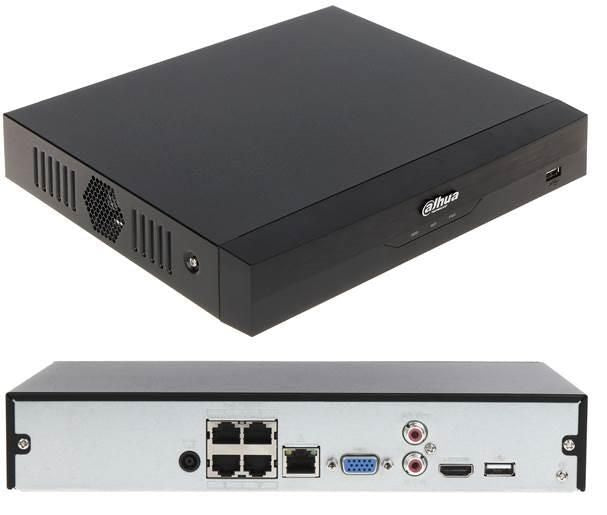 valvetarvikud DAHUA  NET VIDEO RECORDER 4CH 4POE/NVR4104HS-P-EI
