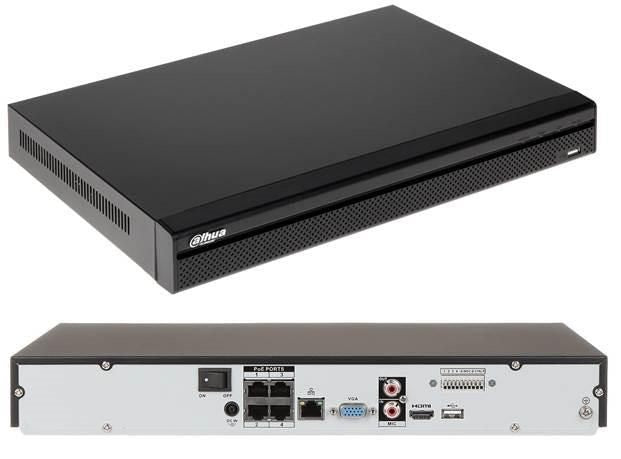 аксессуары для наблюдения DAHUA  NET VIDEO RECORDER 4CH 4POE/NVR4204-P-4KS2/L