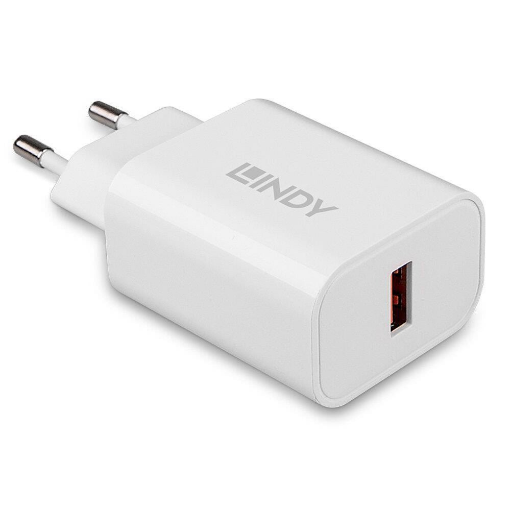 Зарядные устройства и провода LINDY  CHARGER WALL 18W/73412