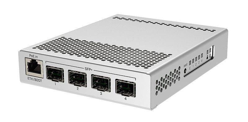 Võrgulülitid Mikrotik  Switch||1x10Base-T / 100Base-TX / 1000Base-T|4xSFP+|PoE ports 1|CRS305-1G-4S+IN
