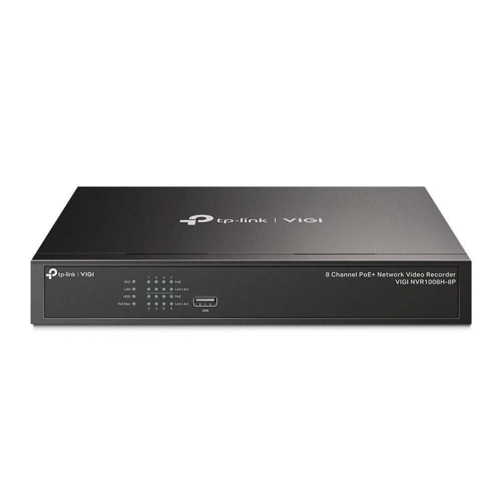 аксессуары для наблюдения TP-Link  NET VIDEO RECORDER 8CH POE+/VIGI NVR1008H-8P