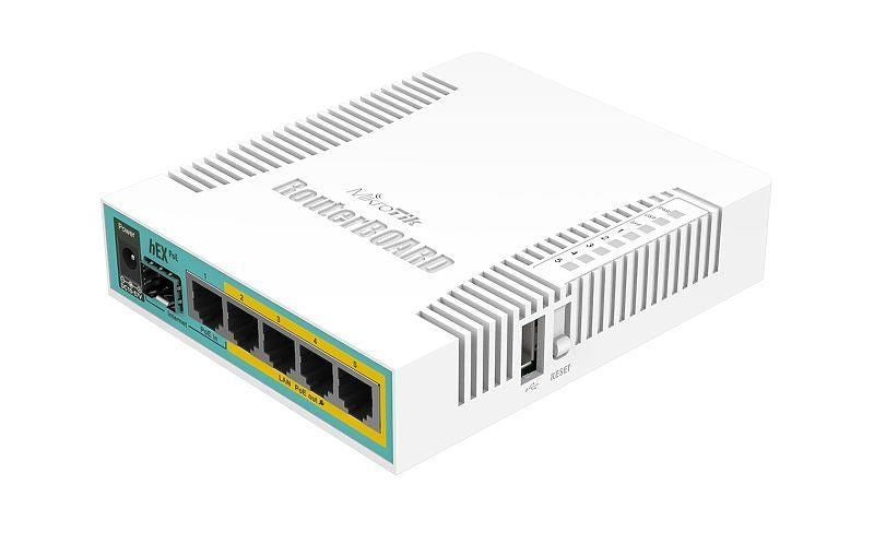 Роутер Mikrotik  NET ROUTER 10/100/1000M 5PORT/HEX POE RB960PGS