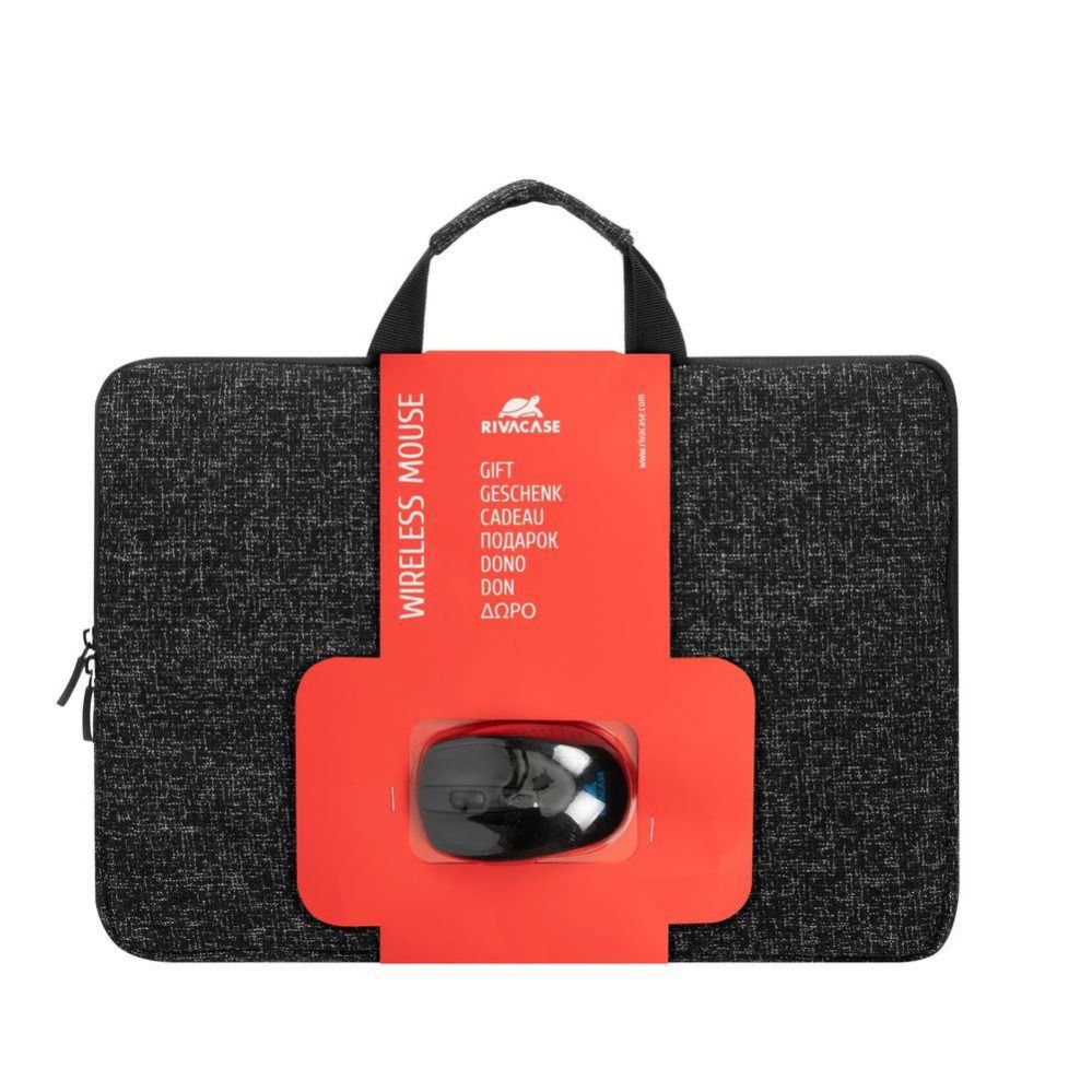 Сумка для портативных компьютеров RIVACASE  NB SLEEVE ANVIK 15.6" + MOUSE/7916 BLACK
