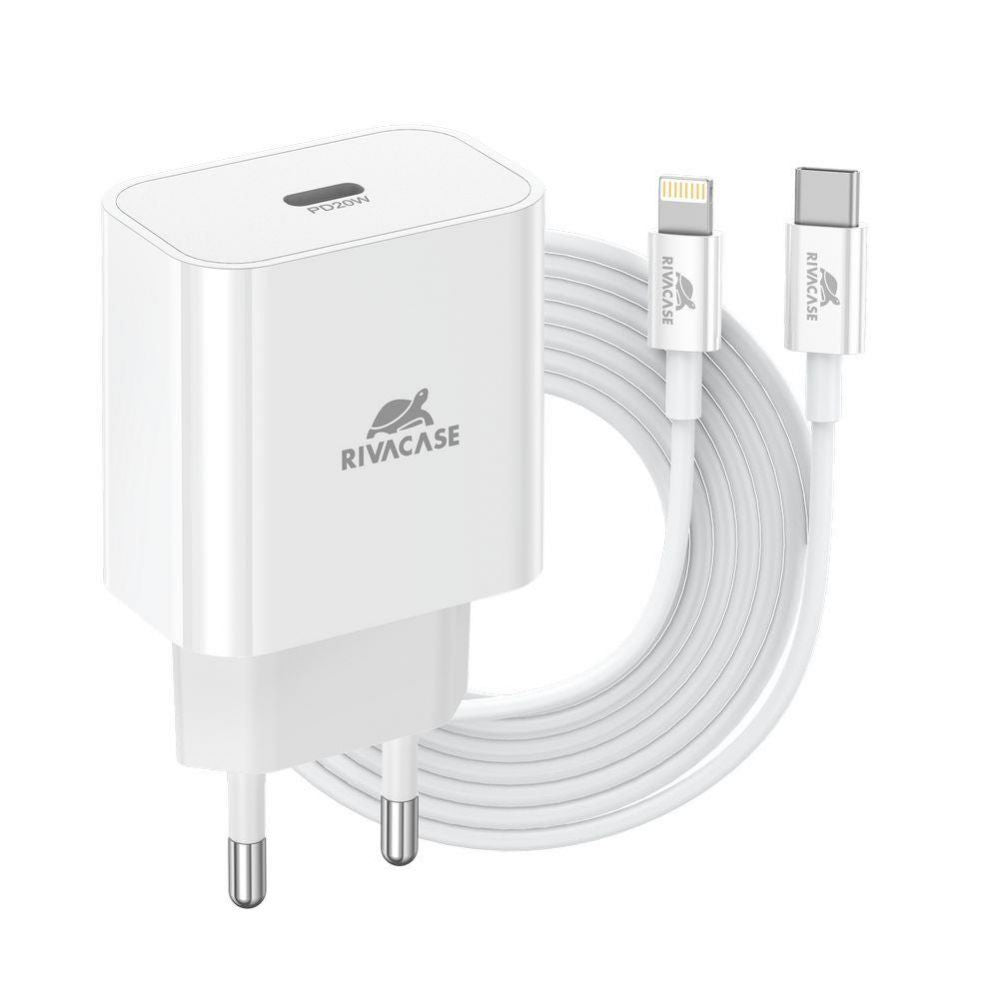 Зарядные устройства и провода RIVACASE  MOBILE CHARGER WALL/WHITE PS4101 WD5