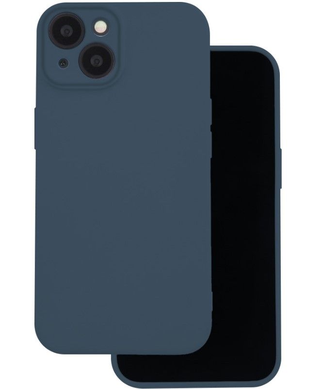 Back panel cover iLike Apple Silicon case for iPhone 16 Pro Max 6,9 Dark Blue