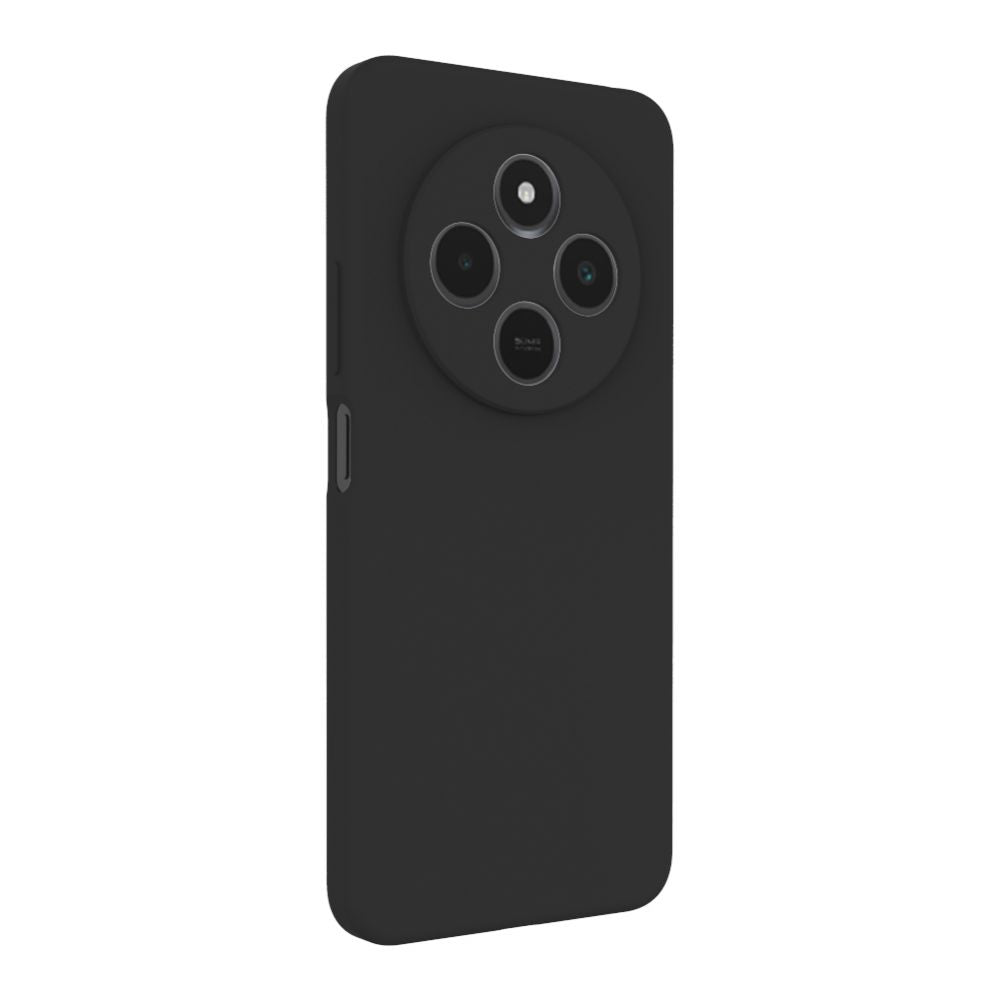 Back panel cover Evelatus Xiaomi Redmi 14C 4G/ 14C 5G / Redmi A4 / POCO C75 Premium Magnetic Soft Touch Silicone Case Black