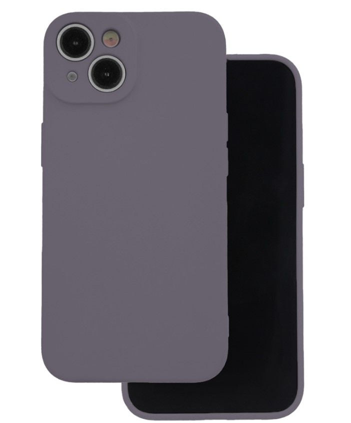 Чехол на заднюю панель iLike Samsung Galaxy A55 5G dark Silicon case Gray