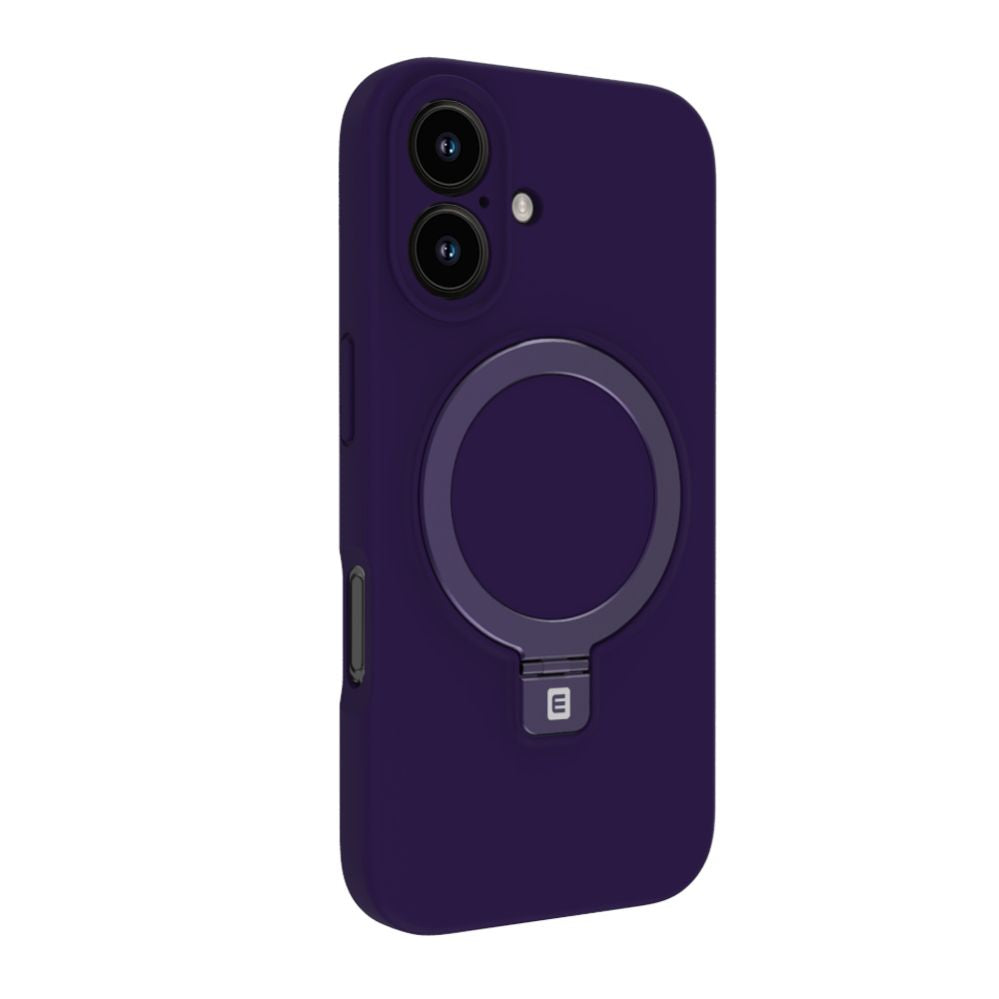 Чехол на заднюю панель Evelatus Apple iPhone 16 Premium Magsafe with Stand Soft Touch Silicone Case Purple
