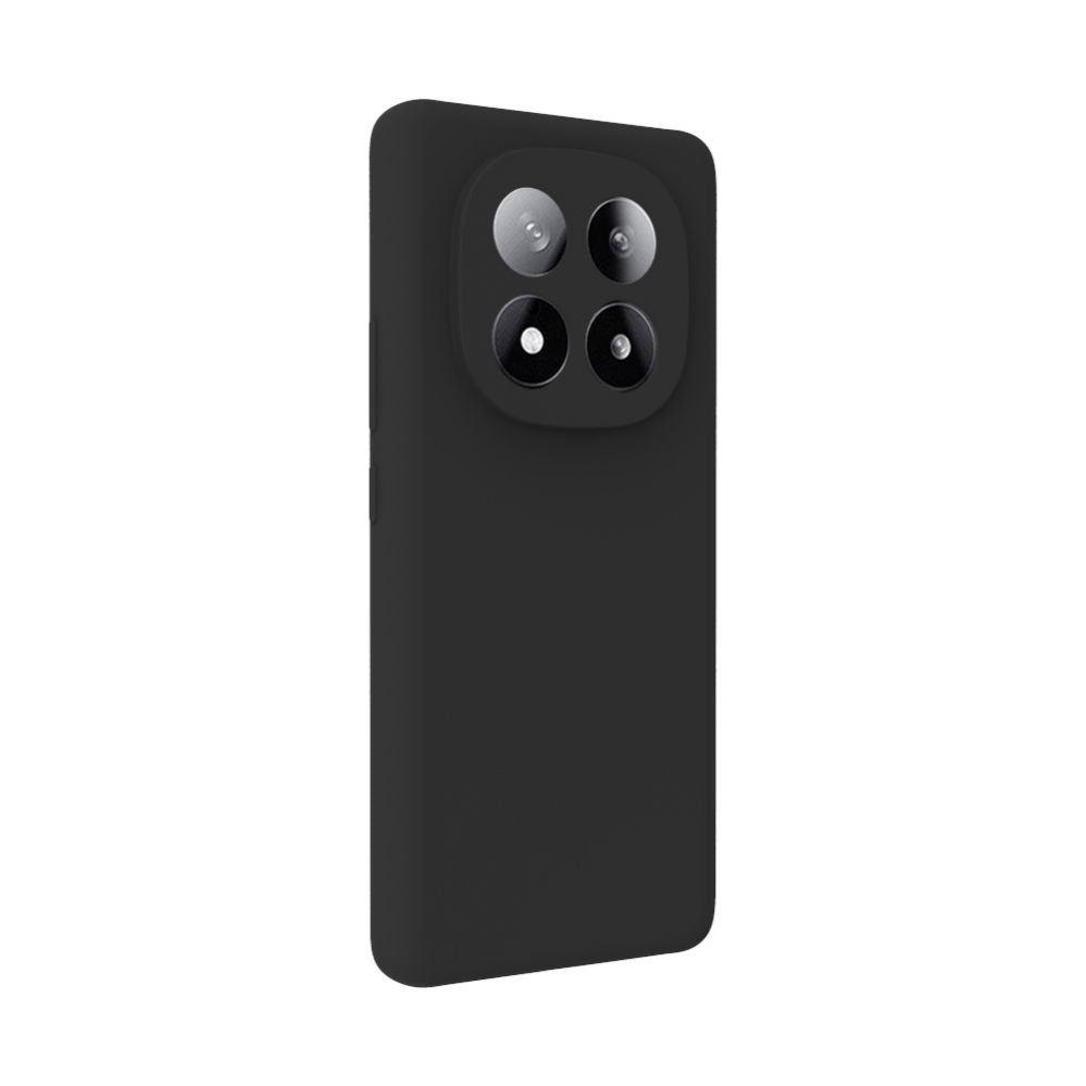 Tagakaaned Evelatus Xiaomi Redmi Note 14 Pro 4G / Poco X7 Premium Magnetic Soft Touch Silicone Case Black