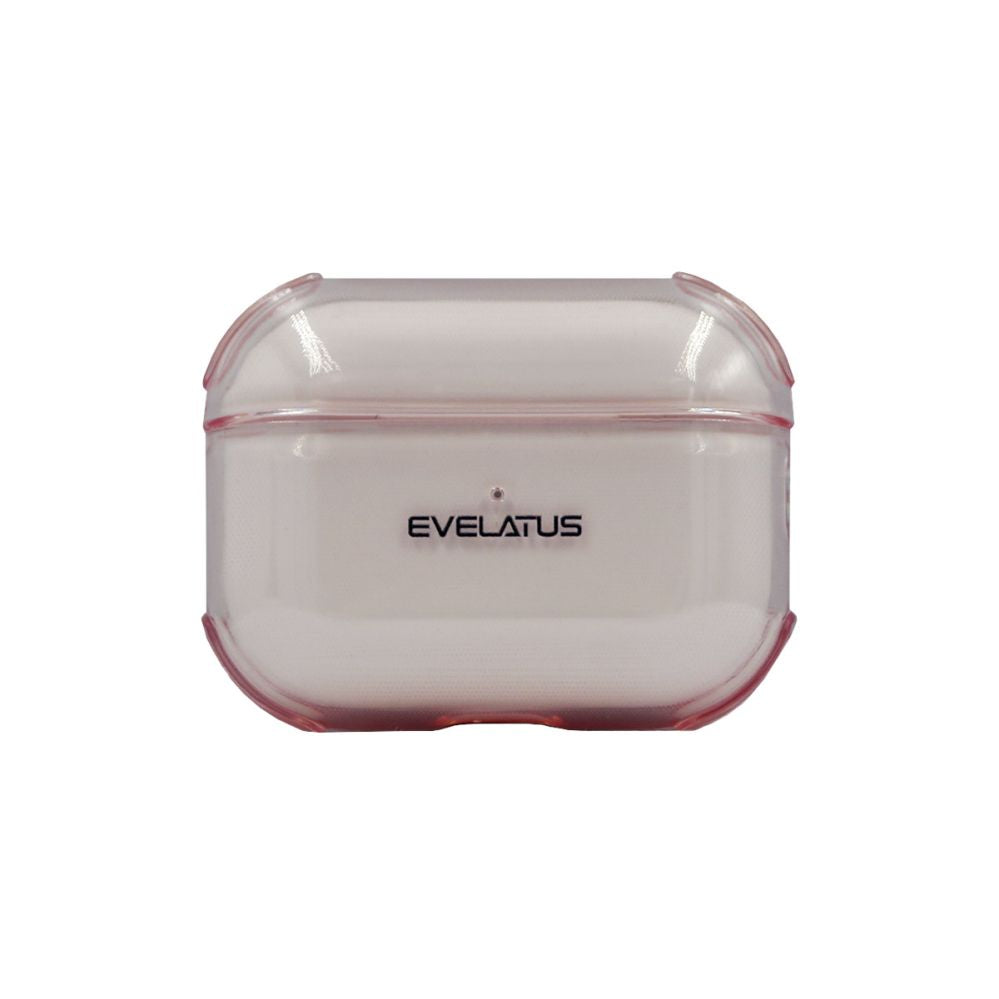 Headphone case Evelatus Apple AirPods Pro TPU Protective Case Transparent Pink