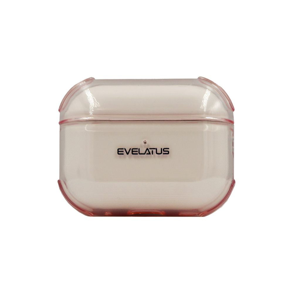Чехол для наушников Evelatus Apple AirPods Pro 2 TPU Protective Case Transparent Pink