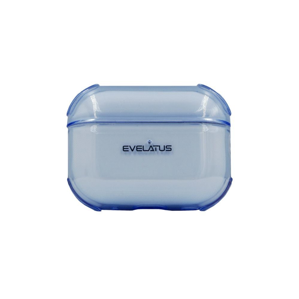 Чехол на заднюю панель Evelatus Apple AirPods Pro 2 TPU Protective Case Transparent Blue